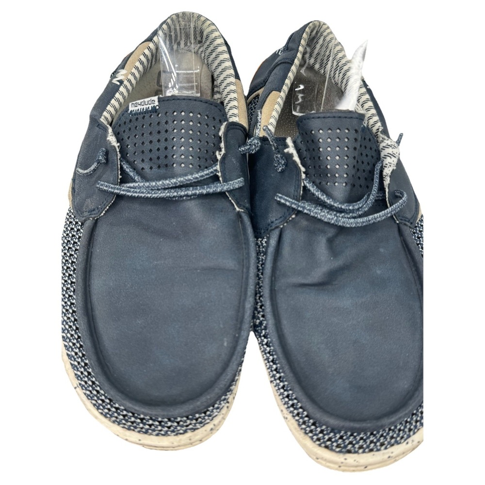 Hey Dude Men's Welsh Grip Navy‎ Blue Comfort Casual Shoes Sz 13 Lightweight